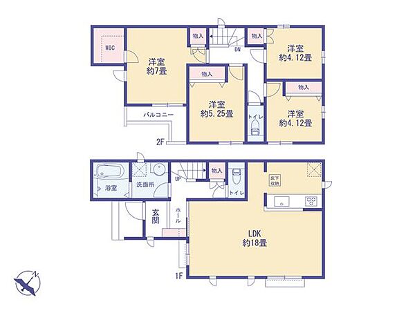 間取りを拡大表示