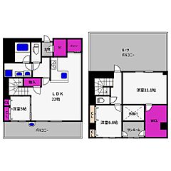 物件の間取り