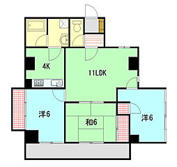 さだもりびるぢぃんぐ 3LDKの間取図画像