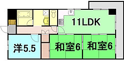 ナカイビルディング 3LDKの間取図画像