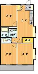 ハイム高萌 3DKの間取図画像