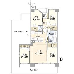 ウィザースレジデンス千葉椿森 4LDKの間取図画像