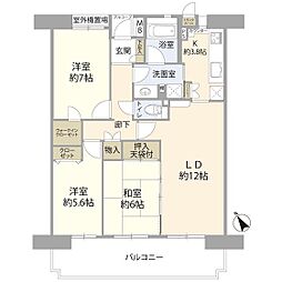 間取図画像 3LDK