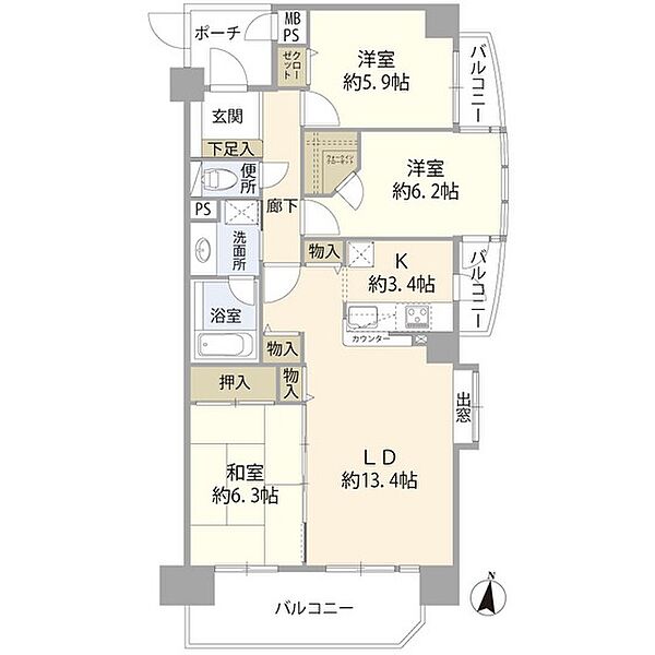 間取り：313004743926