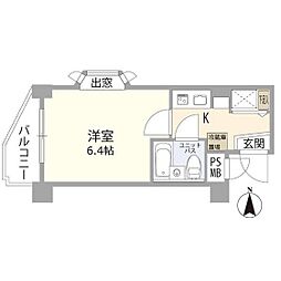 ライオンズマンション日吉第11 1Kの間取図画像