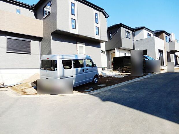 前面道路＆現地土地