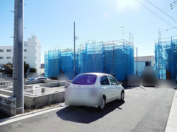 前面道路&外観現地