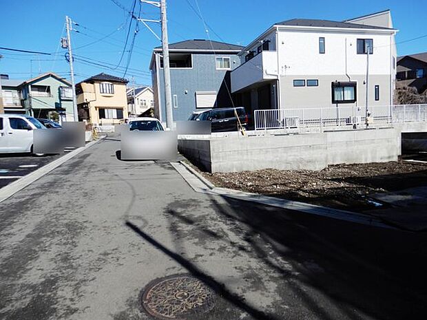 前面道路&外観現地