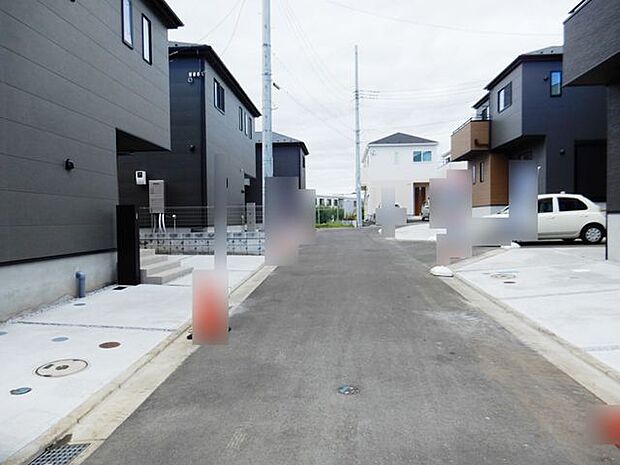 前面道路&外観
