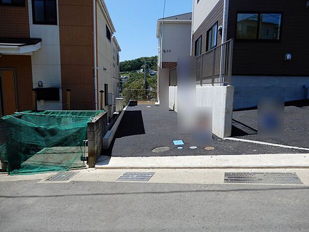 前面道路&外観