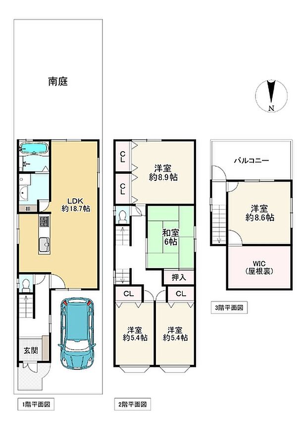 京阪本線 千林駅まで 徒歩4分(5LDK)の間取り