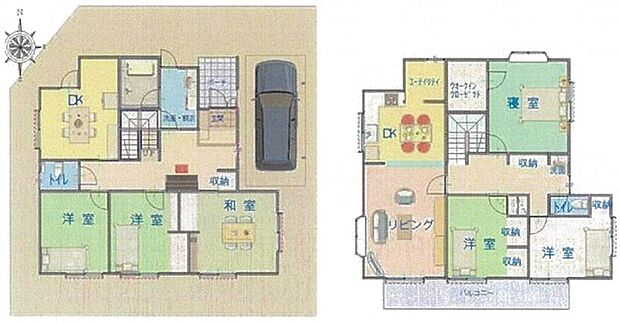 能勢電鉄妙見線 鼓滝駅まで 徒歩31分(6LDK)の間取り