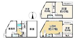大宮上ノ岸町 3LDKの間取り