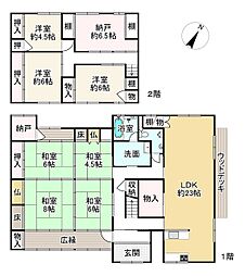 JR東海道・山陽本線 安土駅 徒歩6分 7SLDKの間取り