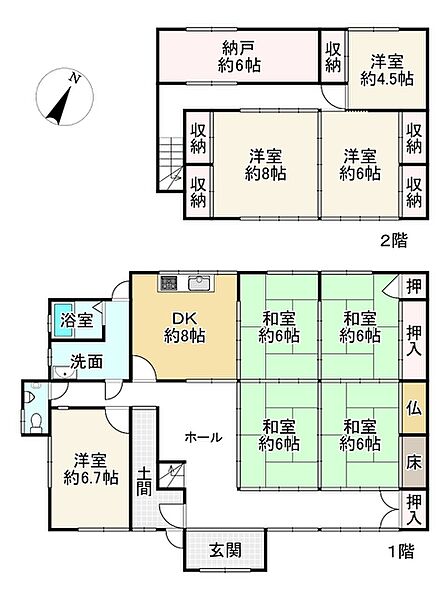 間取りを拡大表示