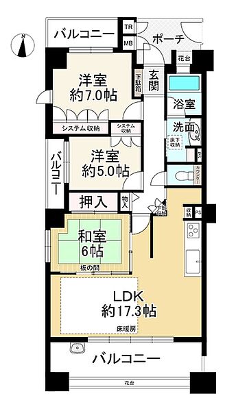 間取り：329000127235