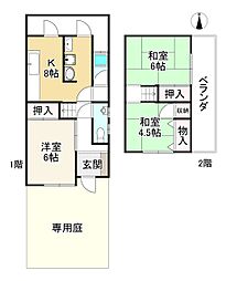 大和高田市東三倉堂町 3Kの間取り