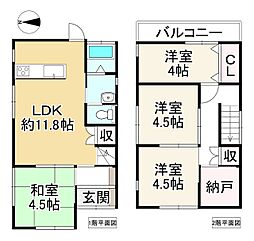 桜井市大字外山 4SLDKの間取り