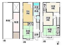 桜井市大字初瀬 4DKの間取り