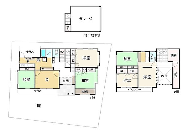 間取りを拡大表示