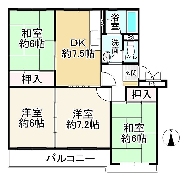 間取りを拡大表示