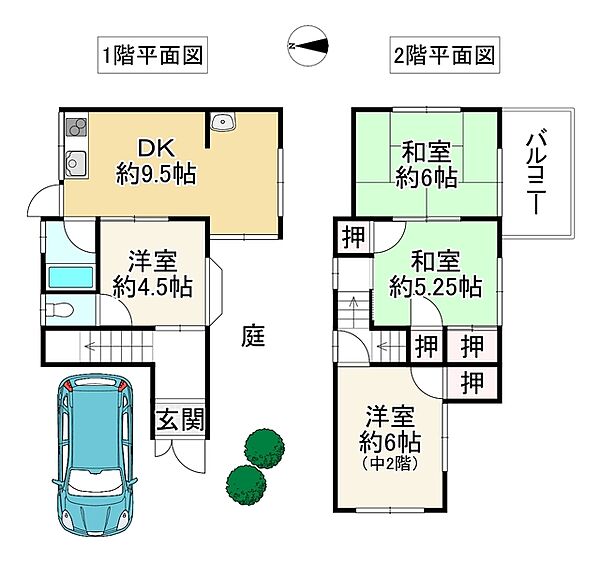 間取りを拡大表示