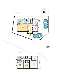 JR東海道・山陽本線 土山駅 バス24分 天満小学校下車 徒歩12分 3SLDKの間取り