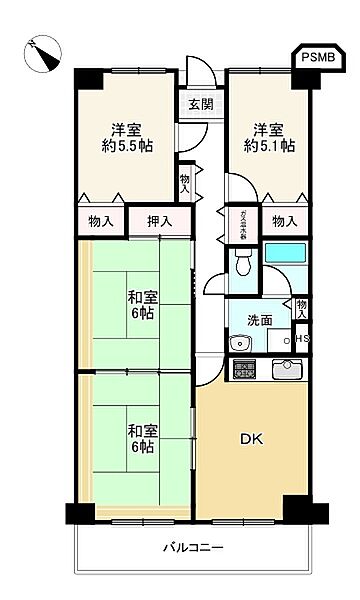 間取り：328000683892