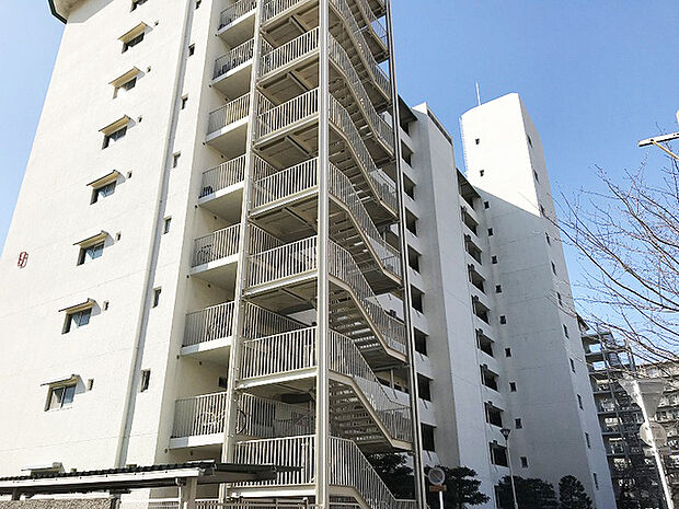 山科住宅Ｄ棟(2LDK) 10階の外観