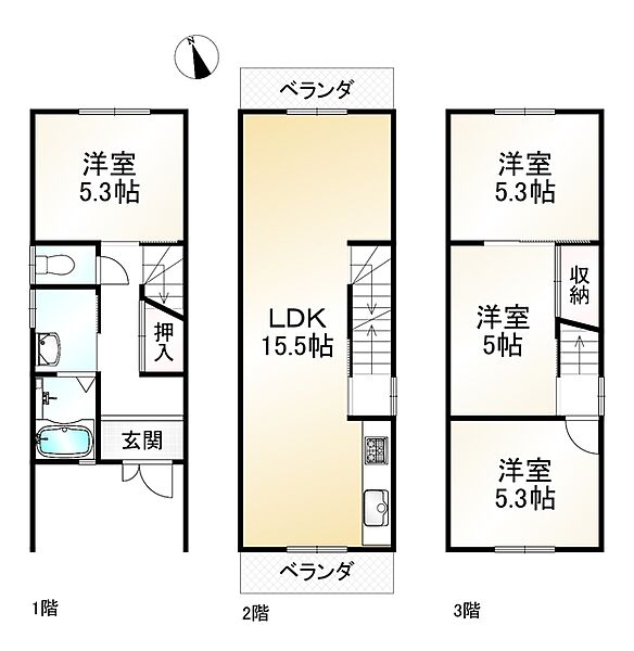 間取り：326000263874