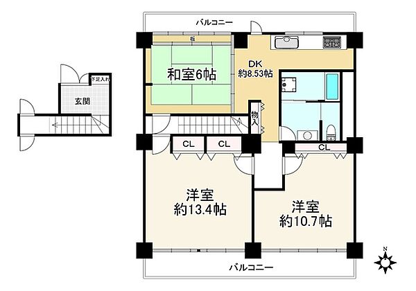 間取り：328000637575