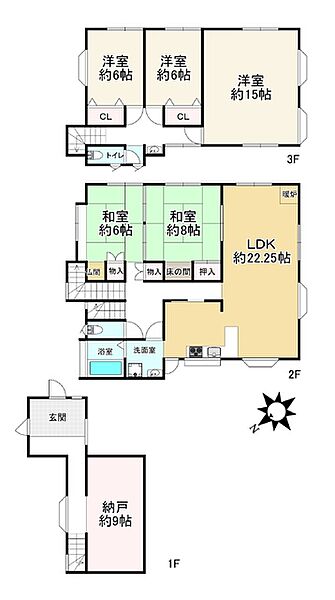 間取りを拡大表示