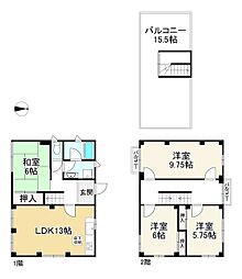 JR東海道・山陽本線 近江八幡駅 バス45分 長峰集会所前下車 徒歩5分 4LDKの間取り