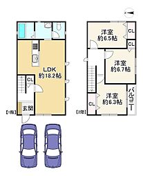 交野市倉治２丁目の一戸建て