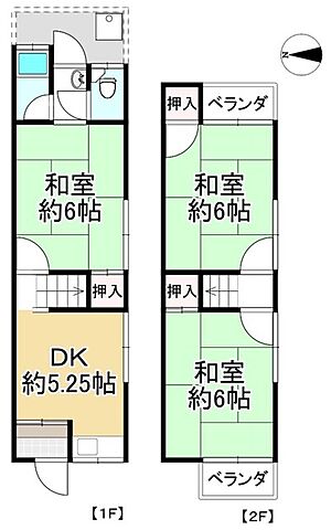 間取り 八幡市八幡三反長