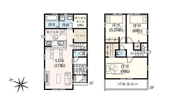 【間取図】【間取図】