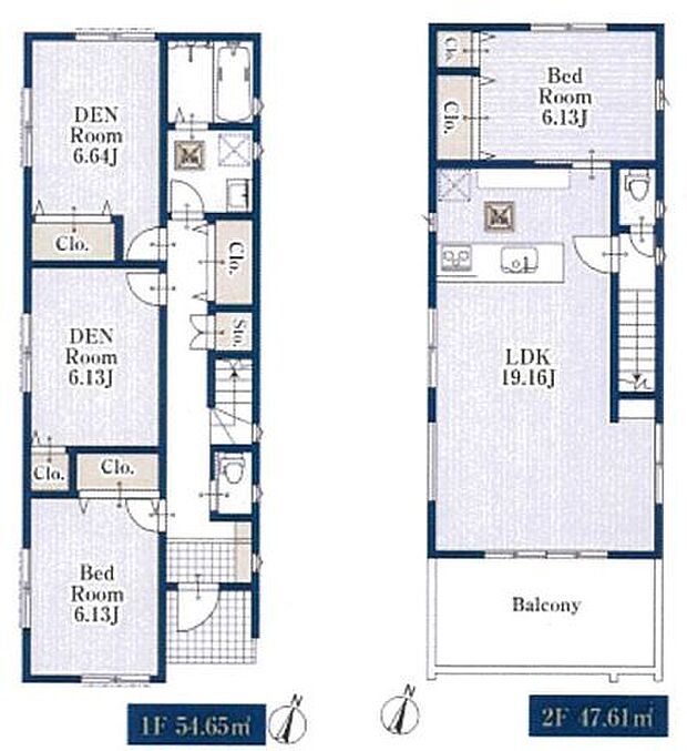 【間取図】1号棟