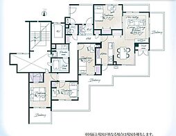 ハウス・オン・ザ・ヒルルネ市川1 4LDKの間取図画像