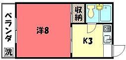 間取図画像 1K