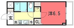 間取図画像 1K