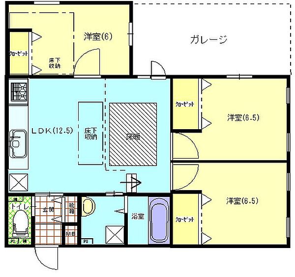 同じ建物の物件間取り写真 - ID:226065421380