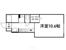 メゾンドソレイユ  ｜ 京都府京都市北区衣笠馬場町（賃貸アパート1K・1階・33.05㎡） その2