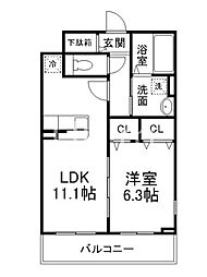 間取図画像 1LDK