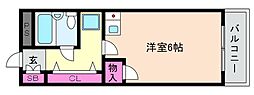 メゾンハレ 1Kの間取図画像
