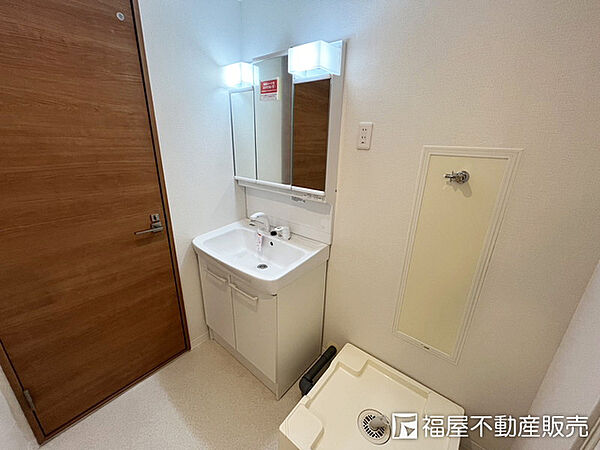 洗面台新調済！隣は洗濯機置場です。