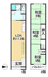 東成区大今里2丁目中古テラス