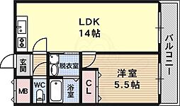 新栄プロパティー羽曳が丘 4階