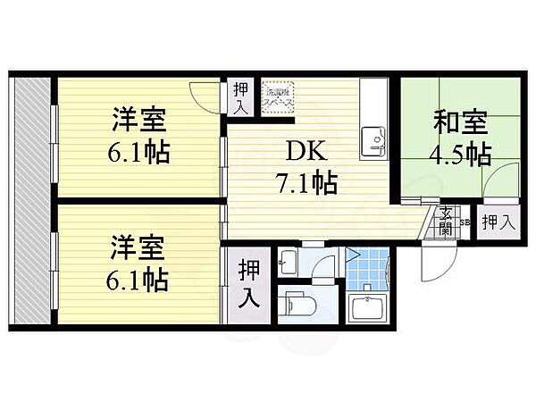 同じ建物の物件間取り写真 - ID:227080315142