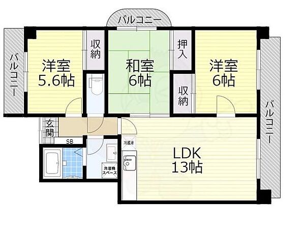 同じ建物の物件間取り写真 - ID:227081173109