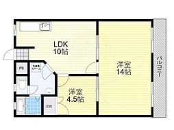 セシル古市 2階